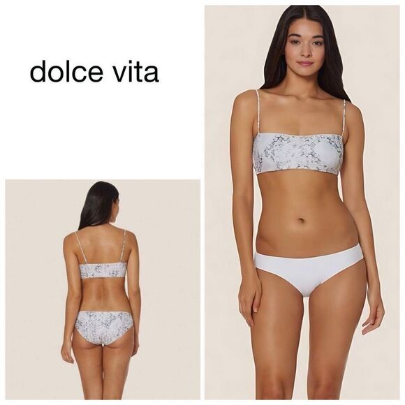 New. Dolce Vita reversible snake print bikini. Large. Retails $139 - Picture 15 of 15